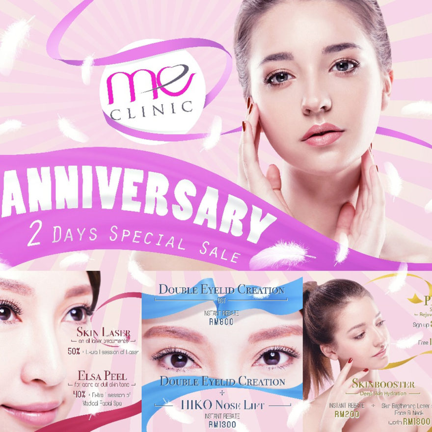 meclinic Anniversary Sales 2018 promotion